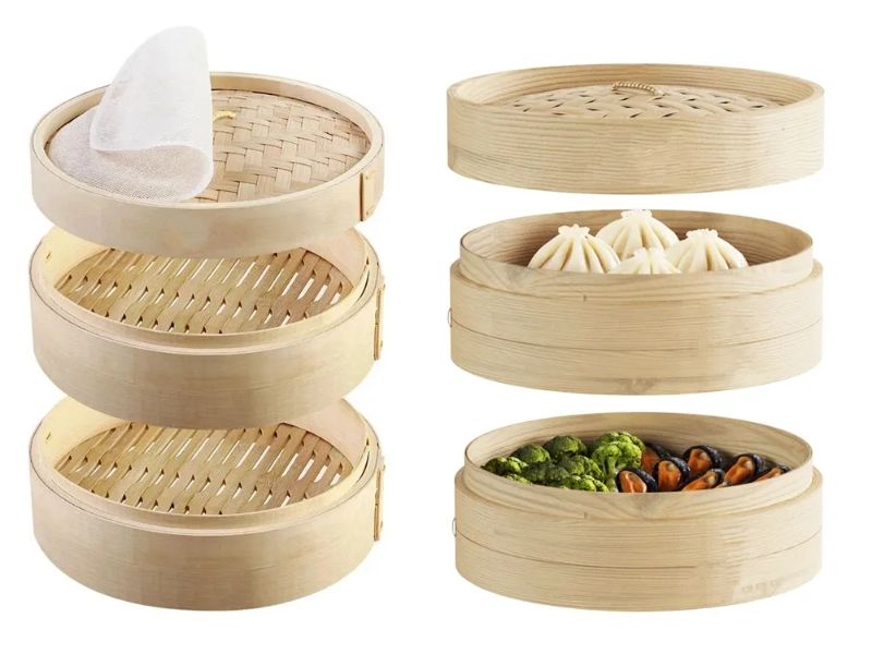 مصنع سلة بخار الخيزران المخصصة