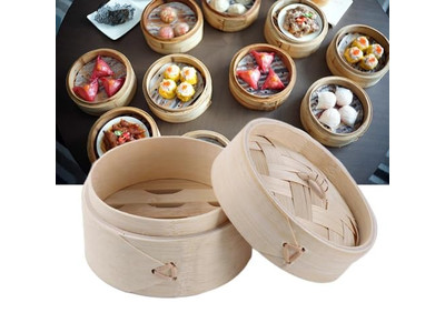 سلة بخار الخيزران لتبخير الديم سام الكبير