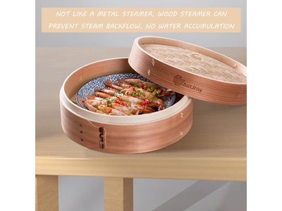 اشترِ سلة بخار الخيزران لقدر 8 تورتيلا