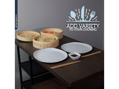 مبخرة يابانية من الخيزران سلة بخار الخيزران