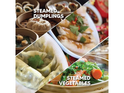 سلة بخار الخيزران لطهي كعك الأرز