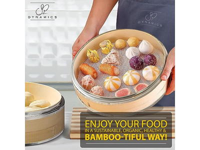 حاوية البخار سلة بخار الخيزران