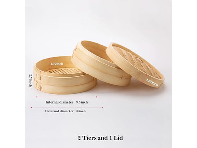 سلال بخار الخيزران المتنوعة