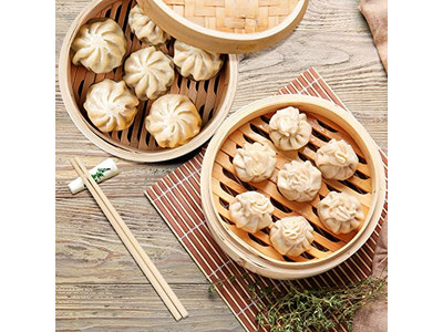 سلال التبخير سلة بخار الخيزران