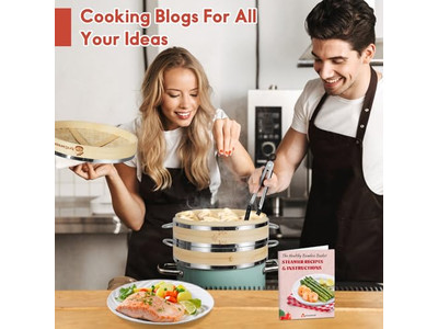 سلة بخار الخيزران الاحترافية